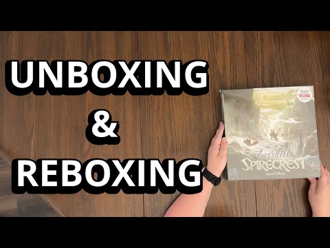 Everdell: Spirecrest Expansion - Unboxing & Reboxing - What's in the Box?