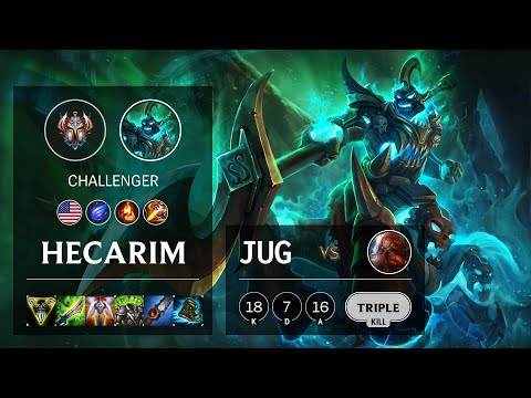 Hecarim Jungle vs Gragas - NA Challenger Patch 10.16