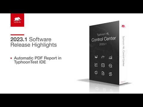 Automatic PDF Report in TyphoonTest IDE | 2023.1 Release Tutorial
