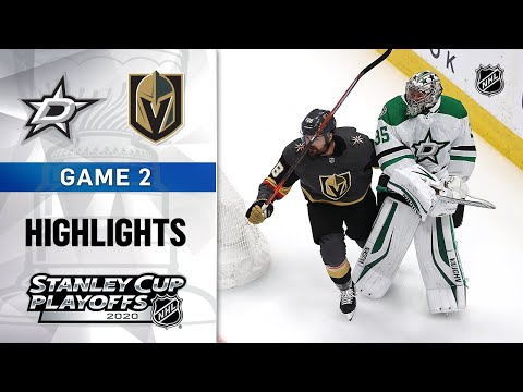 NHL Highlights | WCF, Gm2 Stars @ Golden Knights - Sept. 8, 2020