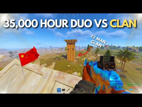 HOW WE BAIT THE BIGGEST CLAN ON THE SERVER TO RAID (2v12+) - RUST