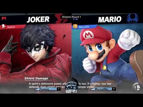 Smash @ Miz's WiFi 8 - Humza (Joker) vs. Marcellio (Mario) Winners Round 2