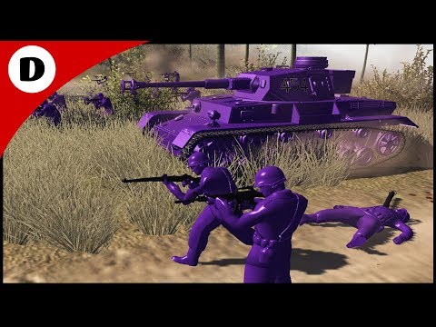 PURPLE ARMY INVASION PUSHES INLAND - Army Men: Civil War 21