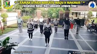 Download lagu 🔥😍 Senam Kreasi ' RAMAN UTARA BERSATU  MAJU & MAKMUR ' Choreo Y. Maharani hj.Kec.Raman Utara LAMTIM mp3