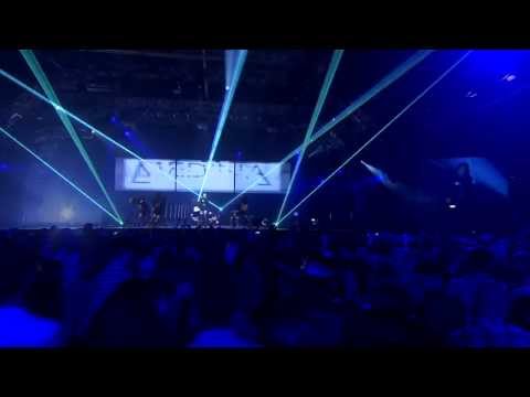 Medina @ Danish DeeJay Awards 2013 with lasers from Laserimage