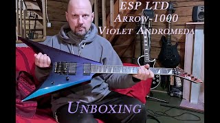 Video thumbnail for ESP LTD Arrow-1000 Violet Andromeda Unboxing by Kol3ra Official Music