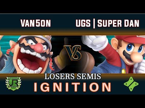 Ignition #219 LOSERS SEMIS - Van5on (Wario) vs UGS | Super Dan (Mario)