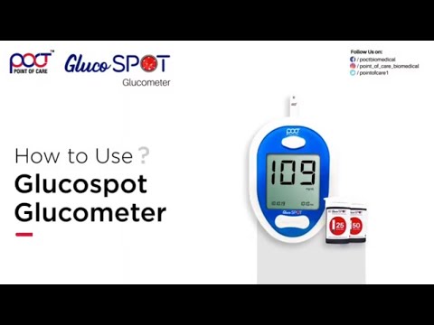 Sugar Test Strips POC Gluco Spot-25 by Eye Vision Enterprises