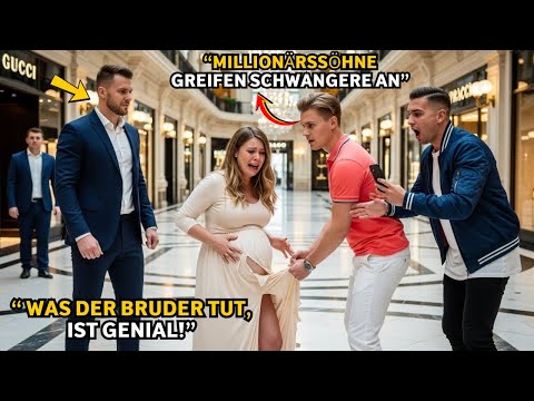 Rich boys tear pregnant woman's dress – THE BROTHER avenges them in a COLD WAY!