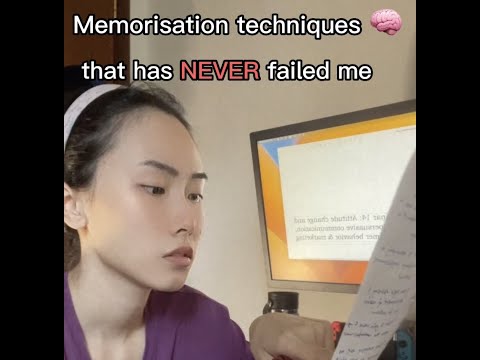 Memorization technique that never failed me 😏💪🏻