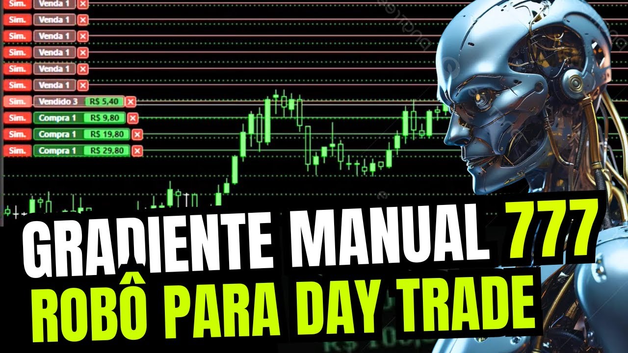 ROBÔ DE GRADIENTE LINEAR PARA DAY TRADE GERENCIANDO GRADE COM 20 ORDENS (MICRO OPERAÇÕES)