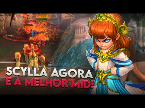 SCYLLA MID, ELA VIROU A MELHOR MID NESSA SEASON! - ⚡ Smite BR Conquista