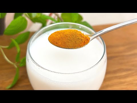 Take milk and turmeric. If you love milk! Fast and tasty