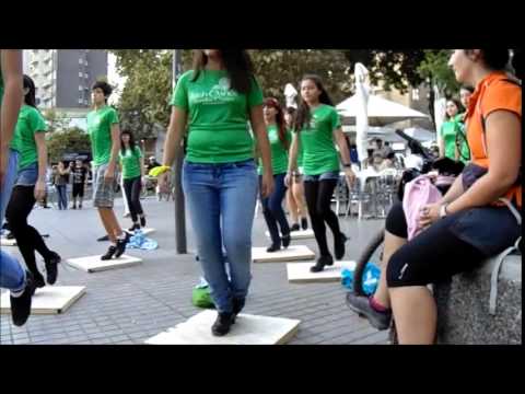 Saint Patrick's Day flash mob in Santiago, Chile