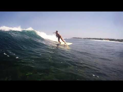 Kesha Ayres Goes Surfing In Bali