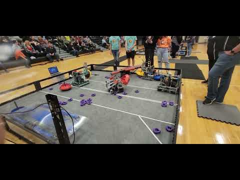 Iowa State robotics tournament Q38 (VRC Vex Robotics Tipping Point) (3018A, 85A vs. 2501B, 25146D)