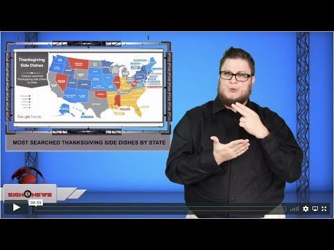 Most searched Thanksgiving side dishes by state (ASL - 11.26.19)