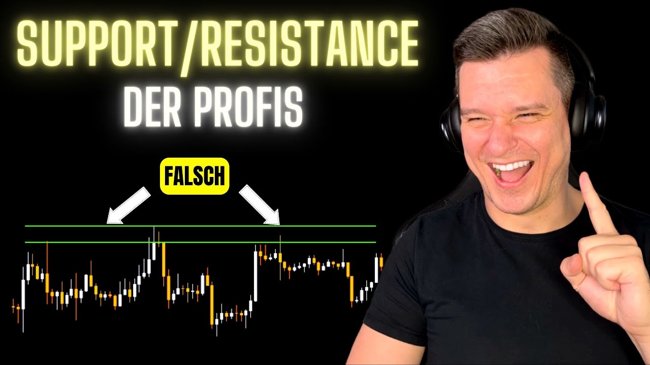 So nutzen Profis Support und Resistance | Unterstützung & Widerstand in Smart Money ICT auf Deutsch
