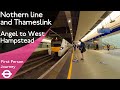 London Underground Thameslink First Person Journey Angel To West Hampstead