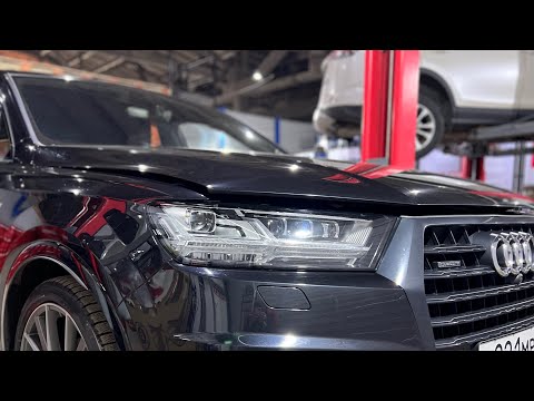 Замена масла в акпп Audi Q7 2018 zf 8hp65/0d5