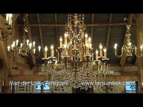 Antique French Baccarat chandelier