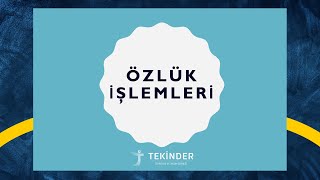 İnsan Kaynakları Özlük İşlemleri - İK Yetiştirme Programı