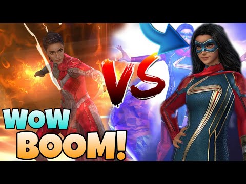 KAMALA KHAN vs MAKKARI // MEPHISTO 54 & KNULL 49 COMPARISON // MARVEL FUTURE FIGHT // MFF // F2P