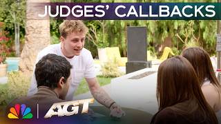 Kameron Marshall's Magic Leaves Sofia, Lele, and Sebastián STUNNED | Judges' Callbacks | AGT 2026 thumbnail