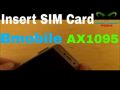 Insert SIM Bmobile AX1095 B1