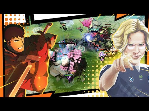 "I'll uninstall Dota because of this..." | Topson Anime Dota
