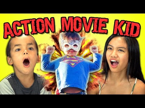 Kids React to Action Movie Kid