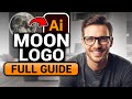 Moon Logo In Adobe Illustrator BEST FULL GUIDE NO Yapping How To Make Moon Logo In Illustrator