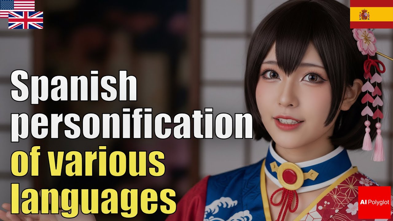 Spanish personification of various languages | Natural Listening | Must-Know | learn