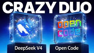 DeepSeekV4 + OpenCode Is INSANE! 🤯