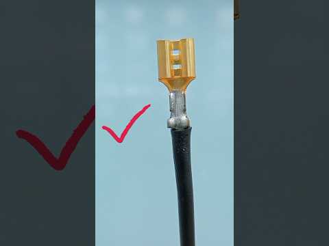 don't crimp connectors