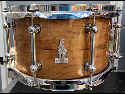 Snare Drum of the Month - Brady 12x7" Jarrah Ply