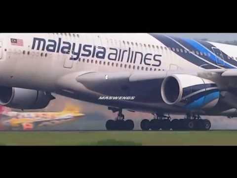 [FULLHD]TRIBUTE TO MH17 & MH370 FROM MALAYSIA AIRLINES FLEET