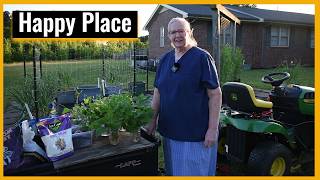 Planting Sweet Potato Slips, Harvesting Garlic Scapes, Inspirational Thought