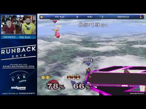 Runback 2016 Melee Singles Pro WR3 - Silly Kyle (Peach) vs MIOM|S2J (Captain Falcon)