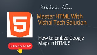 Download the video "How to Embed Google Map in HTML5."