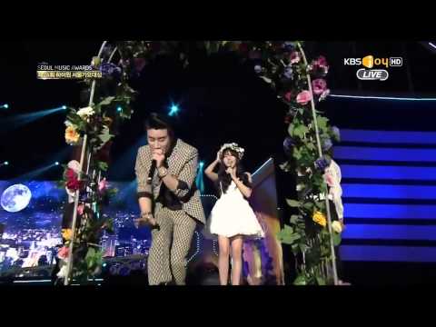 150122 San E & Raina   A Midsummer Nights Sweetness @ 24th Seoul Music Awards