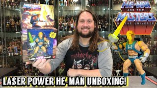 Laser Power He-Man Masters of The Universe Unboxing & Review!