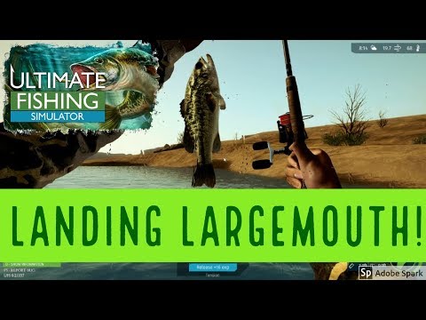 Ultimate Fishing Simulator - Game updates and Bass Fishing!  Episode 3 (PC Let's Play)