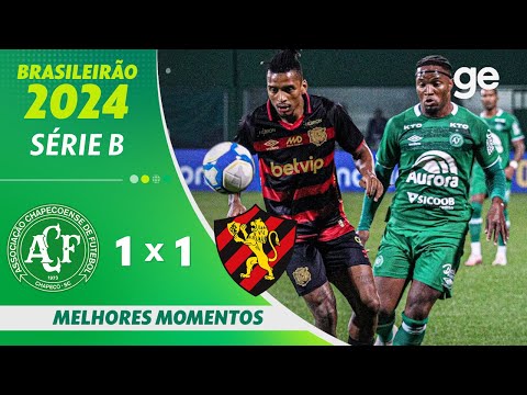 Gols e lances de Chapecoense x Sport