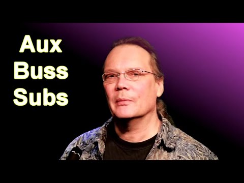 Aux fed Subwoofers in Live Sound for More Impact