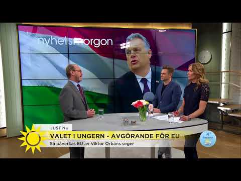 Orbáns storseger i Ungern: "En käftsmäll för EU" - Nyhetsmorgon (TV4)