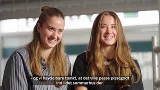 Tvillingerne Bjørk og Carla laver 'evighedskunst'