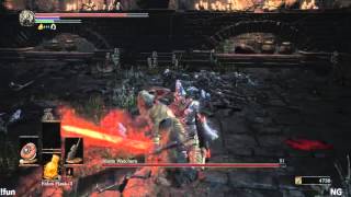 Abyss Watchers boss fight. Easy with parry and riposte technique.