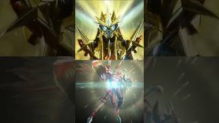 Kamen Rider Ex-Aid Hyper Muteki Vs Destiny Hero Plasma #kamenrider #vs #yugioh #short #tokusatsu
