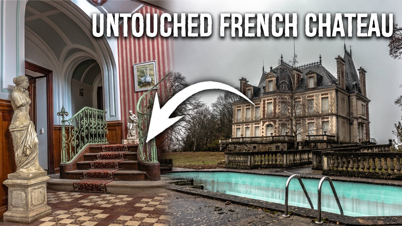 Magical abandoned French CASTLE completely frozen in time | A Rich Piece of History